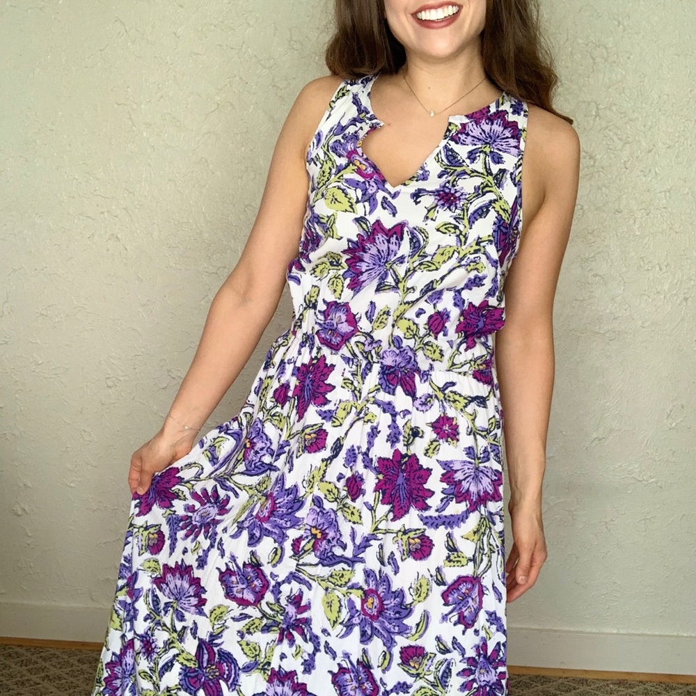 J. Jill Floral Maxi Dress